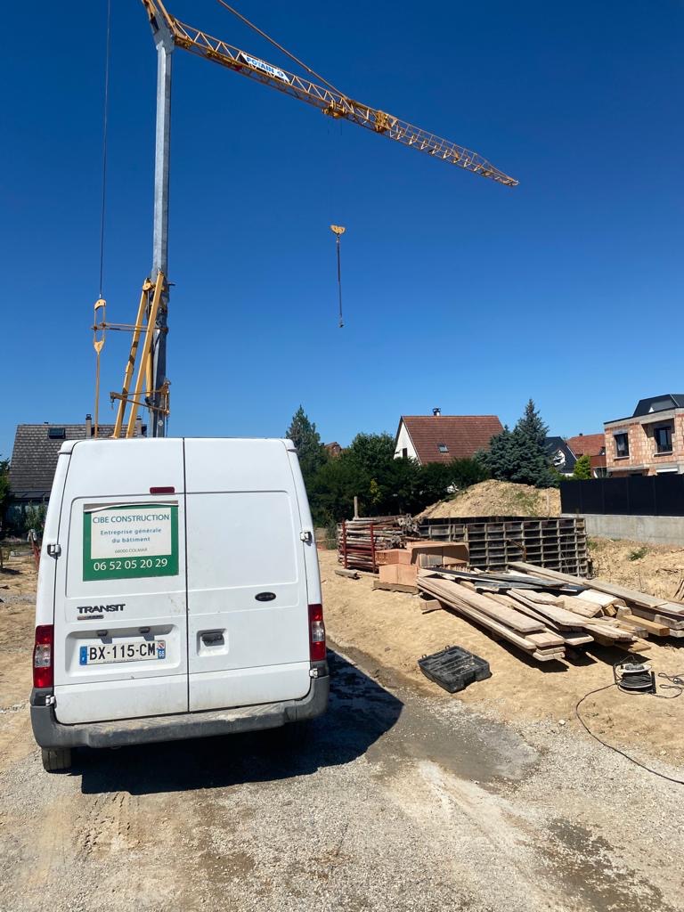 Notre chantier de construction à Achenheim Sélestat 3