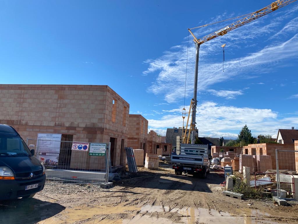 Notre chantier de construction à Achenheim Wittenheim 1