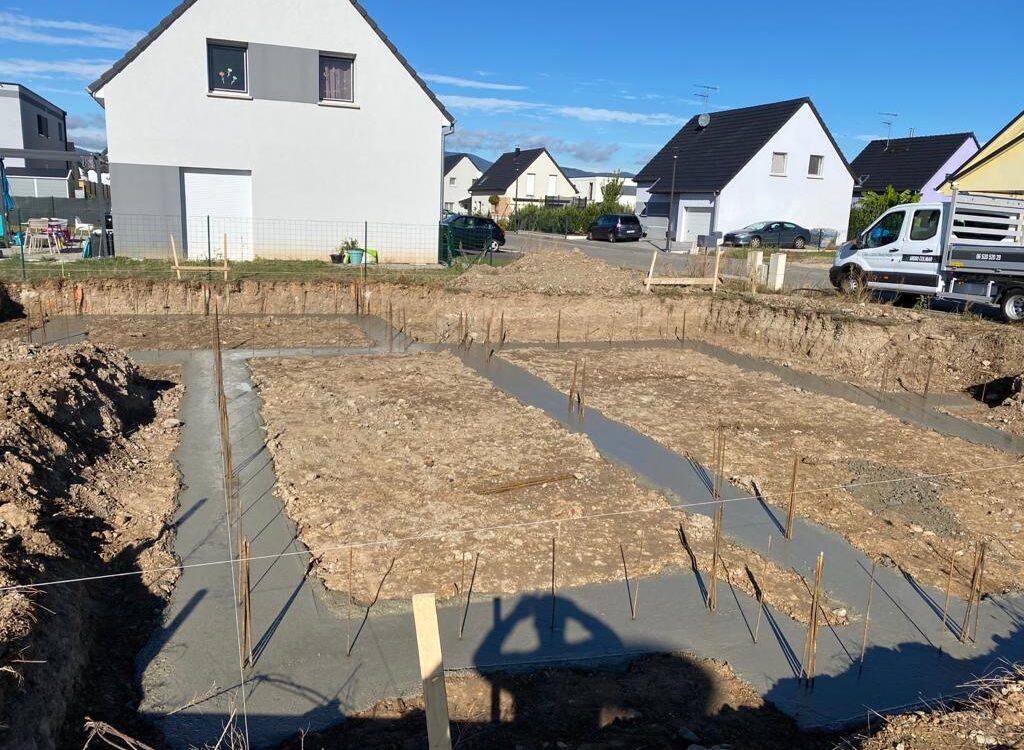 Notre chantier de construction à Houssen Wittelsheim