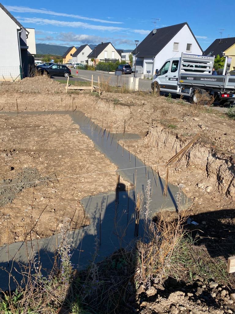 Notre chantier de construction à Houssen Wintzenheim 2